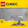 Miniatyrbillede 1 af 5: LEGO 11024 Classic Den Grå Byggeplade 48x48, Basisplade til Byggeri, Samling og Fremvisning