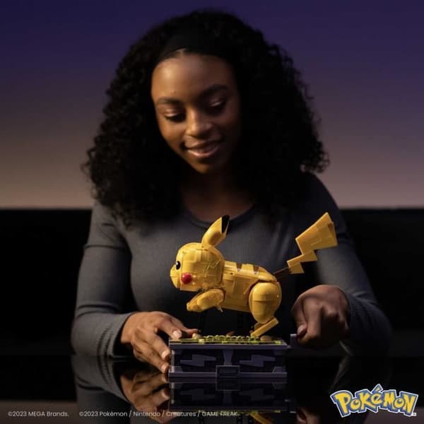 MEGA KONSTRUX - POKEMON - PIKACHU IN MOTION - konstruktion - 12 år och äldre