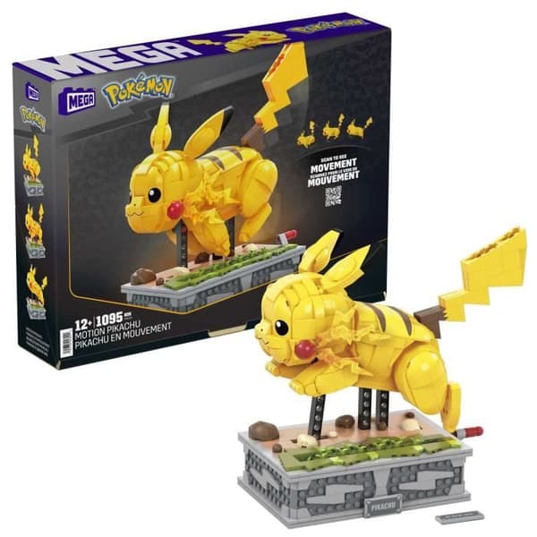 MEGA KONSTRUX - POKEMON - PIKACHU IN MOTION - konstruktion - 12 år och äldre