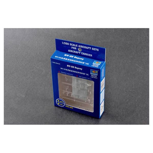 Flygplansmodell - TRUMPETER - Set med 3 MV-22 Osprey flygplan - Skala 1/350