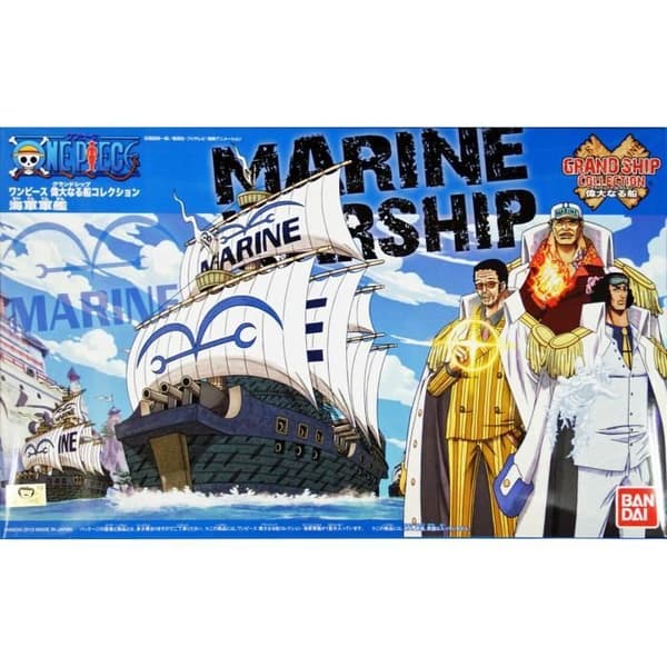 Modellsats - BANDAI - Grand Ship Collection - Marine Warrior - Vit - Flerfärgad