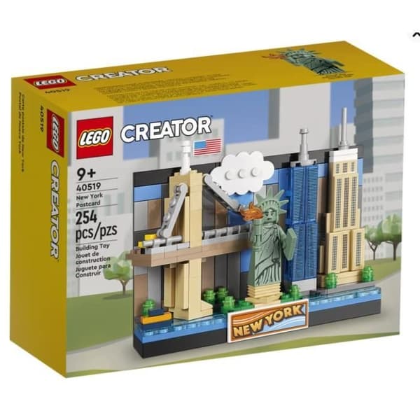 LEGO CREATOR 40519 3D-VYKORT FRÅN NEW YORK MED LA-STATY