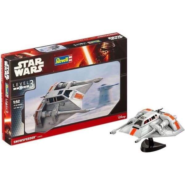 Modellsats - REVELL - Snowspeeder - 23 stycken - 10 cm - Star Wars