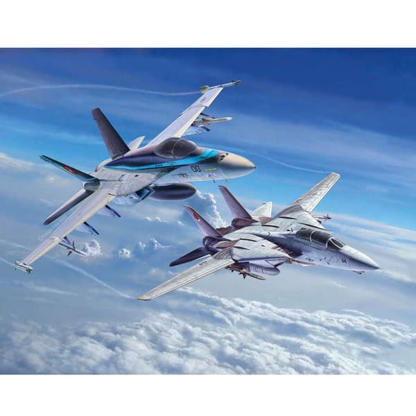 Flygplansmodell - REVELL - Top Gun Maverick modelllåda - 15 år gammal - Vuxen