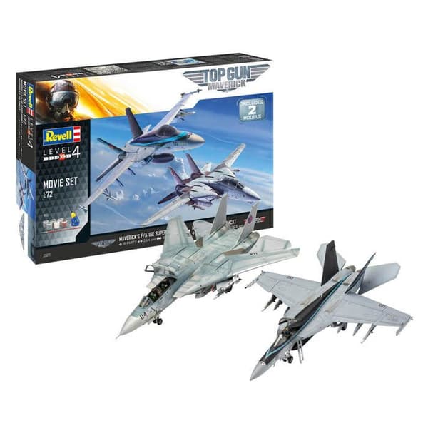 Flygplansmodell - REVELL - Top Gun Maverick modelllåda - 15 år gammal - Vuxen