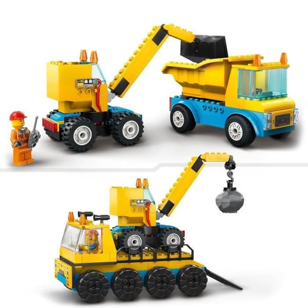 LEGO® City 60391 entreprenadlastbilar och konstruktionsmaskinleksak för konstruktionsmaskiner