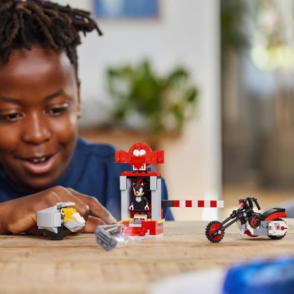 LEGO® 76995 Sonic The Hedgehog Shadow Escape, Motorcykelleksak, Sonic Video Game Character Minifigures