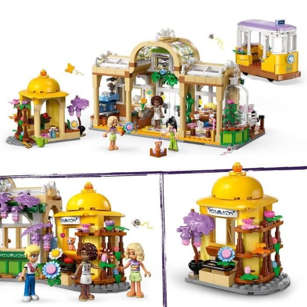 LEGO Friends 42671 Växthuset och Blomstermarknaden - Byggset för Flickor 9 År