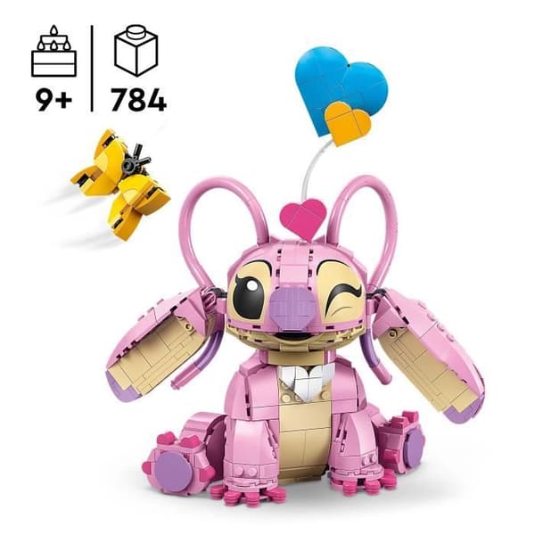 LEGO Disney 43257 Angel Byggsats Lilo & Stitch för Flicka eller Kille från 9 År
