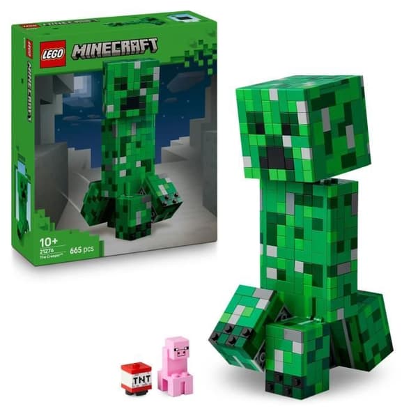 LEGO Minecraft 21276 Le Creeper - Byggset för pojkar från 10 år - Figur.