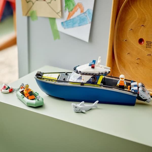 LEGO City 60456 Båtpolisjakt - Leksak för pojkar från 6 år
