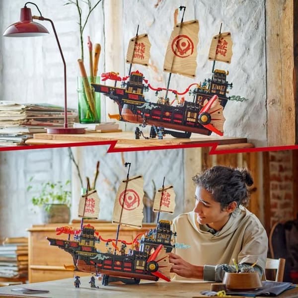 LEGO NINJAGO 71848 Bountytemplet - Byggset för pojkar från 14 år - Båt