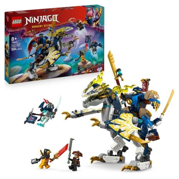 LEGO NINJAGO 71843 Rogue Dragonnierrobot - Byggset för pojkar 8 år