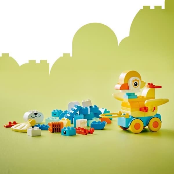 LEGO DUPLO Min Stad 10448 Djur På Hjul 3-I-1 - Byggset För Barn Från 2 År – Hund