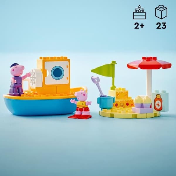 LEGO® DUPLO® 10432 Peppa Pig's Boat Trip - Lekset för småbarnsbadkar