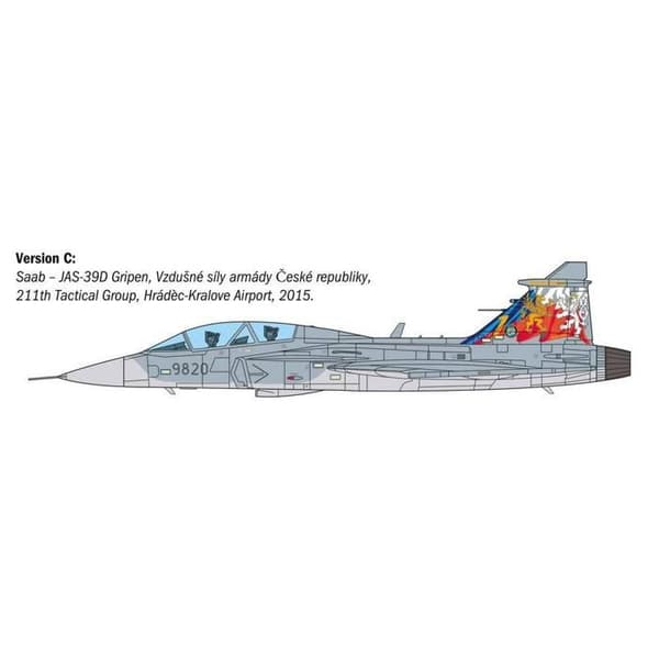 ITALERI - Modellflyg Jas 39 Gripen Tostolar |italeri|2664| 1:48 Modellstridsvagn Erbjudande - Ref : 15543