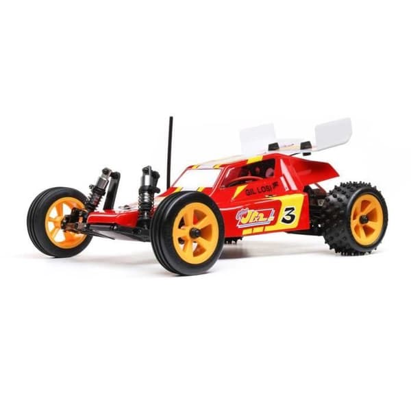 Losi 1:16 Mini JRX2 2WD Buggy Borstad RTR Röd