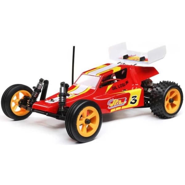 Losi 1:16 Mini JRX2 2WD Buggy Borstad RTR Röd