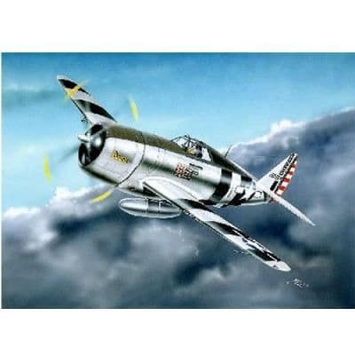 Republic P-47 D 6 Thunderbolt Razoback bombplan stridsflygplan - TRUMPETER - Plastmodell