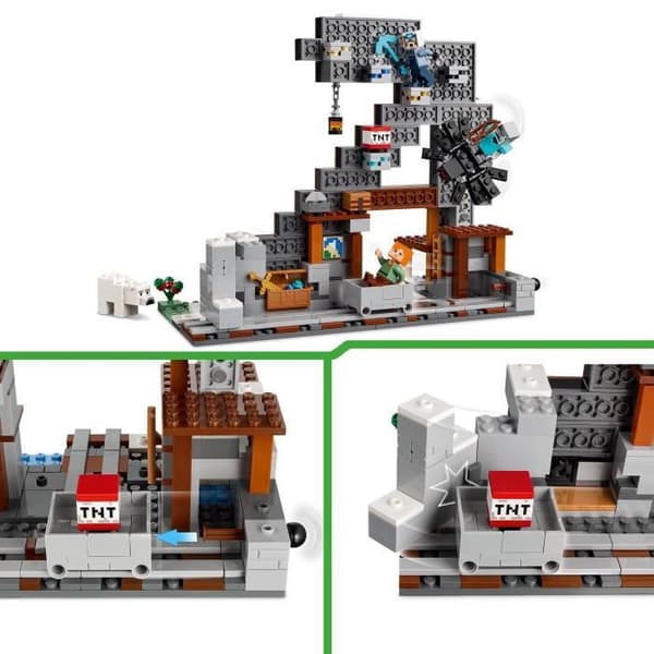 LEGO Minecraft 21277 Gruvan i Hackform - Byggset för pojkar 8 år