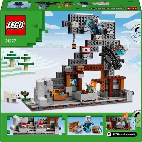 LEGO Minecraft 21277 Gruvan i Hackform - Byggset för pojkar 8 år