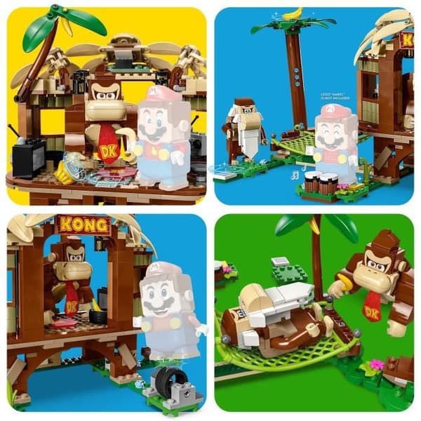 LEGO® Super Mario 71424 Donkey Kong Hut Expansion Set, kombinera leksak med startpaket