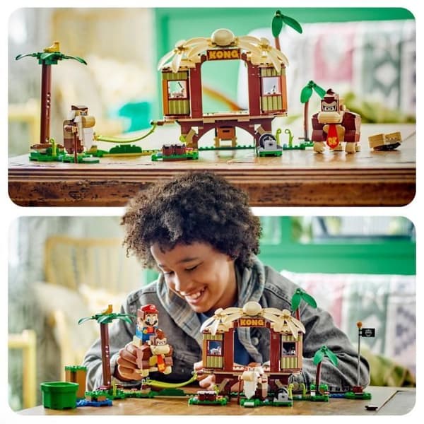LEGO® Super Mario 71424 Donkey Kong Hut Expansion Set, kombinera leksak med startpaket