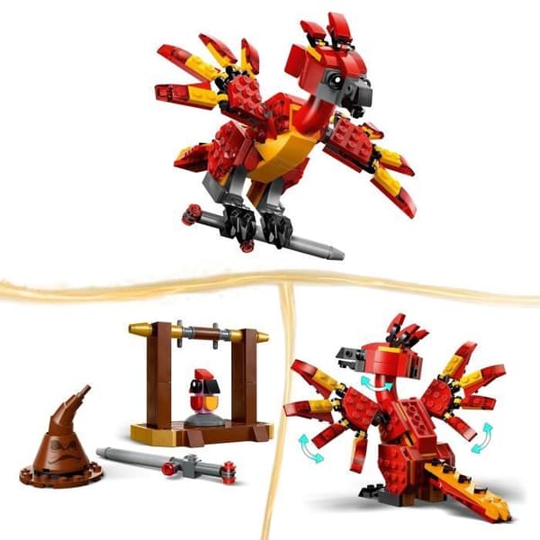 LEGO Harry Potter 76448 Fumseck: Dumbledores Fenix - Leksak för flickor från 8 år