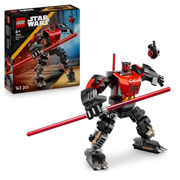 LEGO Star Wars 75411 Dark Maul Robot - Byggset för pojkar från 6 år