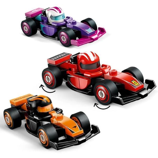 Förpackning med 36 minifigurer 71049 Samlar F1-bilar