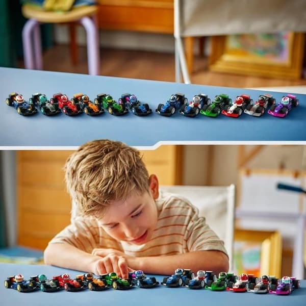 Förpackning med 36 minifigurer 71049 Samlar F1-bilar