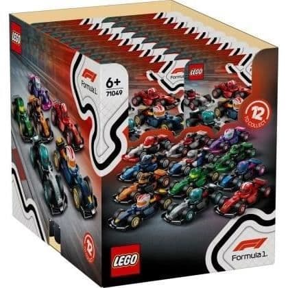 Förpackning med 36 minifigurer 71049 Samlar F1-bilar