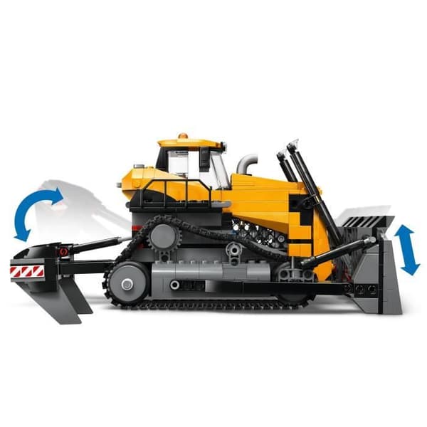 LEGO City 60466 Den Gula Bulldozer - Byggset för pojkar eller flickor från 8 år