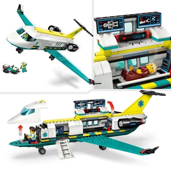 LEGO City 60465 Luftambulans - Byggset för pojkar från 6 år