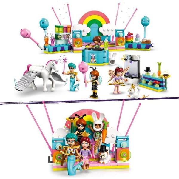 LEGO Friends 42661 Maskerad med en Enhörning och en Fe - Spel för Flickor från 6 år