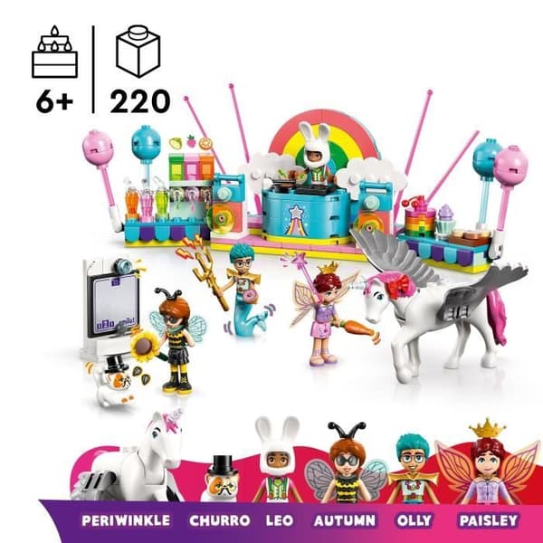 LEGO Friends 42661 Maskerad med en Enhörning och en Fe - Spel för Flickor från 6 år