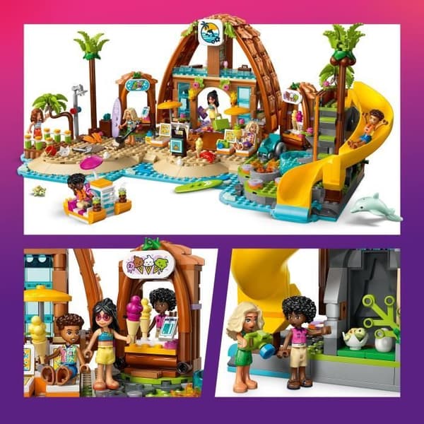 LEGO Friends 42673 Semester på Strandhotellet - Byggset för Flicka 8 År