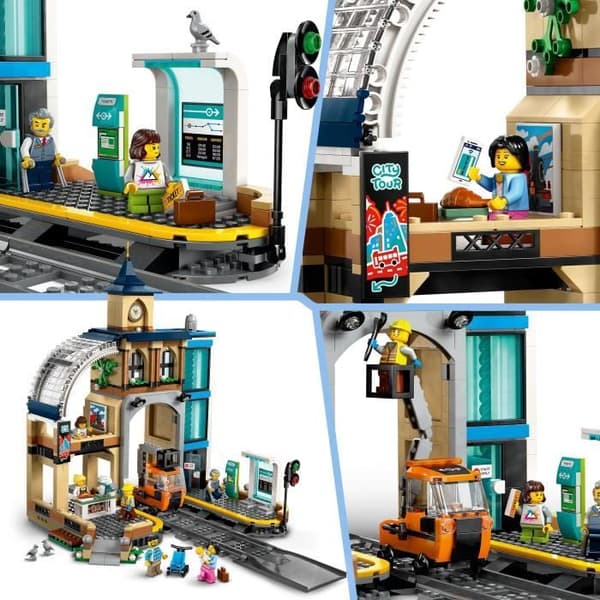LEGO City 60469 Centralstation - Byggset för pojkar eller flickor från 7 år