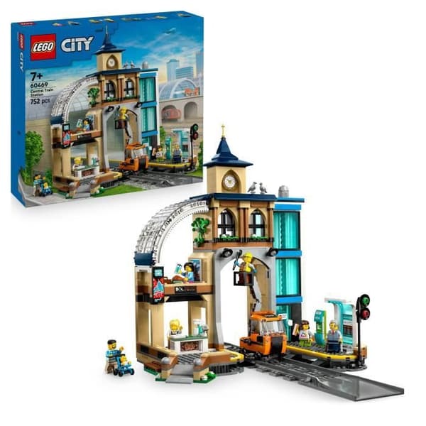 LEGO City 60469 Centralstation - Byggset för pojkar eller flickor från 7 år