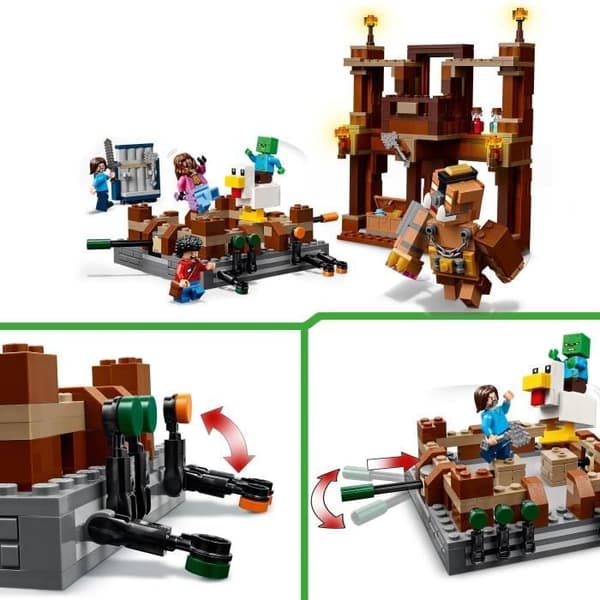 LEGO Minecraft 21272 Skogsgårdsringen - Byggset för pojkar från 10 år