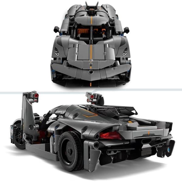 LEGO Technic 42173 Hyperbil Koenigsegg Jesko Absolut grå - Byggesæt