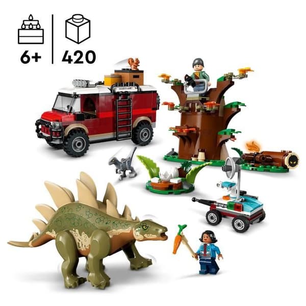 LEGO Jurassic World 76965 Dinosaurmissioner: Stegosaurus-opdagelse, Lærerspil