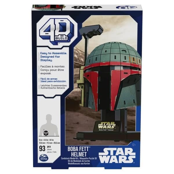 SPIN MASTER HJELM BOBA FETT Star Wars 4D-bygge