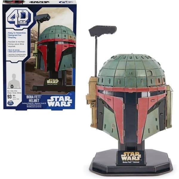 SPIN MASTER HJELM BOBA FETT Star Wars 4D-bygge