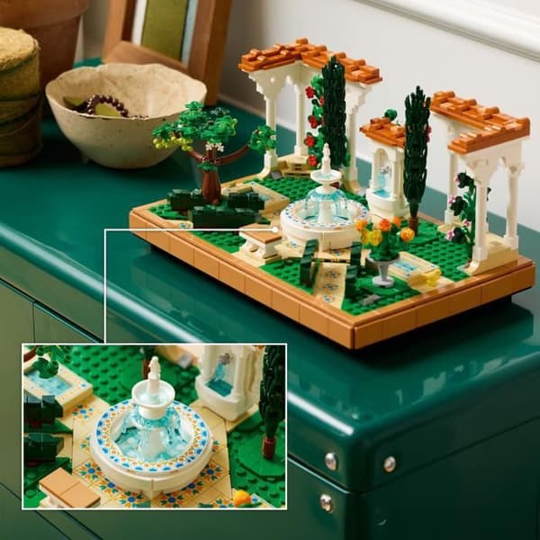 LEGO Icons 10359 Andalusisk Have Gave til voksne, der elsker havearbejde og rejser