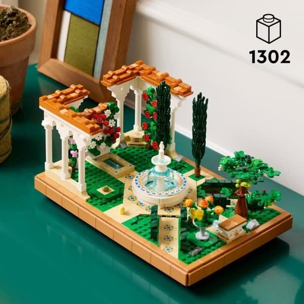 LEGO Icons 10359 Andalusisk Have Gave til voksne, der elsker havearbejde og rejser