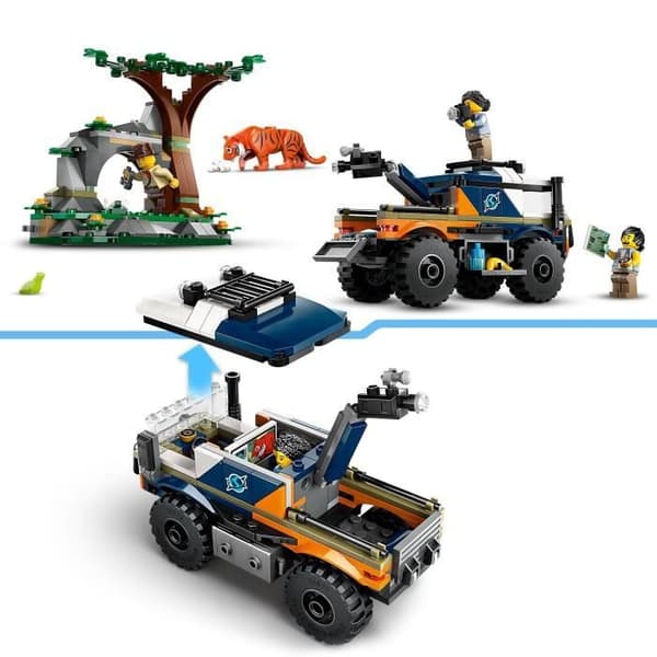 LEGO City 60426 Djungelutforskare Terränglastbil, Leksak för Barn 6 År