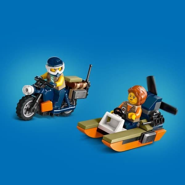 LEGO City 60437 Djungelutforskare Helikopterbasläger, Ålder 8+