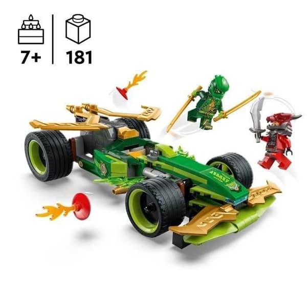 LEGO NINJAGO 71828 Lloydin vetäytyvä kilpa-auto - Rakennuslelu