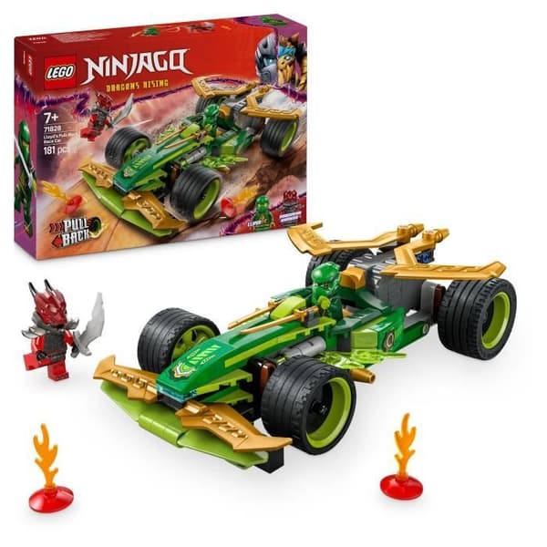 LEGO NINJAGO 71828 Lloydin vetäytyvä kilpa-auto - Rakennuslelu